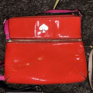 Kate Spade red/pink cross body
